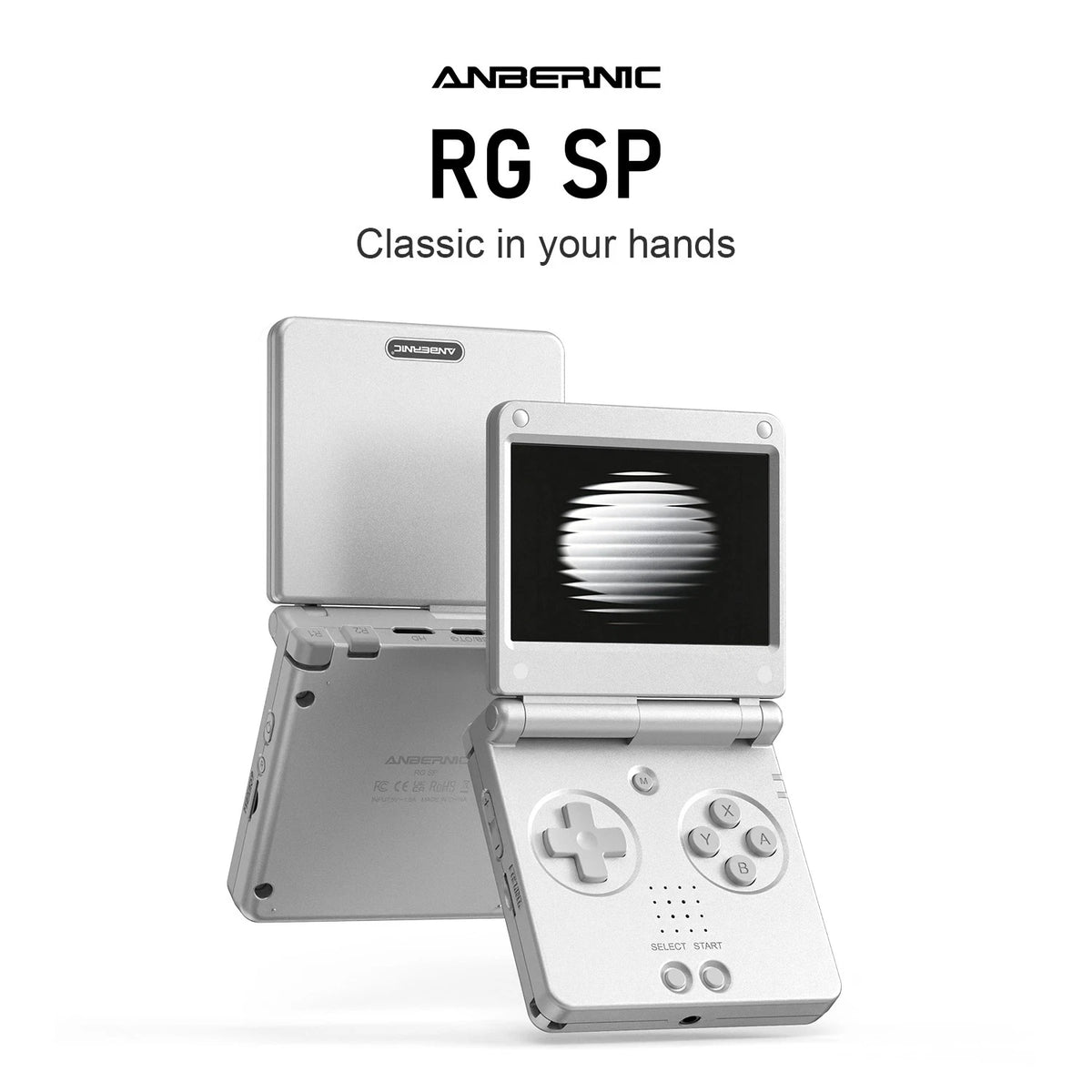 NEW It's free to sell on eBay Not available to Pro sellers Sell one like this Sell something else  Share ANBERNIC RG SP Flip-top Handheld Retro Game Console 3.4-inch 3300mAH Linux Gifts